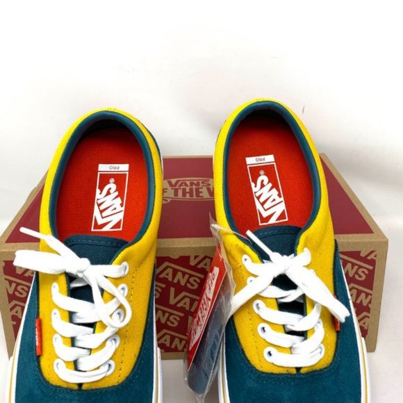 💖MEGA SALE💖VANS Era Pro Prime Atlantic Shoes Women’s Gold Suede VN0A347L0V1 - Picture 5 of 10